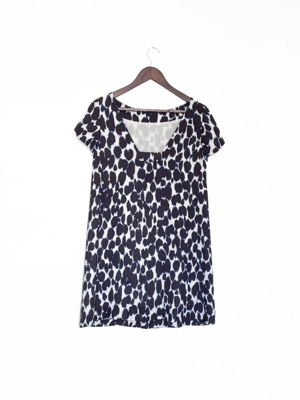 Kate Spade Blue Leopard Print Dress - SIZE 2
